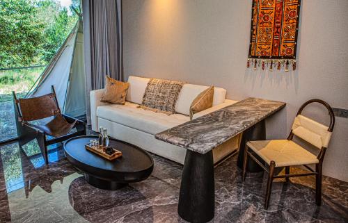 Pristine Mara Bay Lodgeにあるシーティングエリア