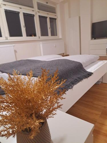 Postel nebo postele na pokoji v ubytování Apartmans MWM Brno 2