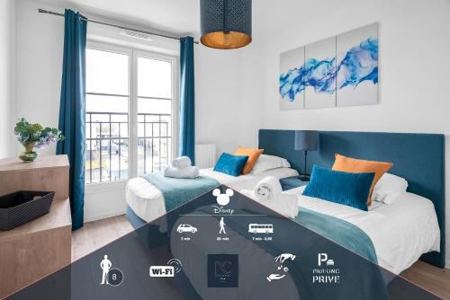 Disneyland-Paris, 8pers, Wifi, Netflix, 2 Parkings