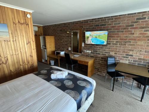 Katil atau katil-katil dalam bilik di Barham Riverland Motel