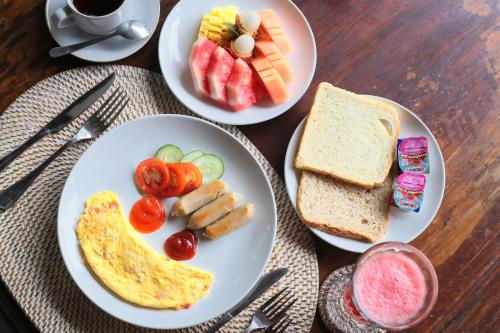 Jídlo v prázdninového areálu nebo okolí