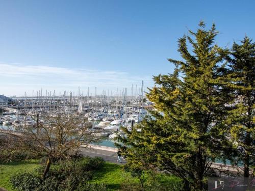 Studio meublé - 4 personnes, vue port - FR-1-825-34