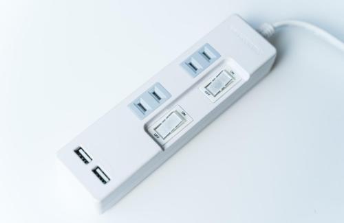a white usb cable isolated on a white background at Flower Base Lily House - Vacation STAY 55522v in Fukuoka