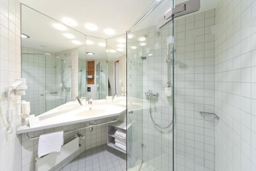 Akademiehotel Dresden tesisinde bir banyo