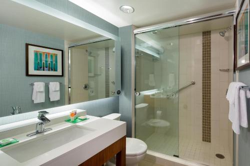 Phòng tắm tại Hyatt Place Washington DC/US Capitol