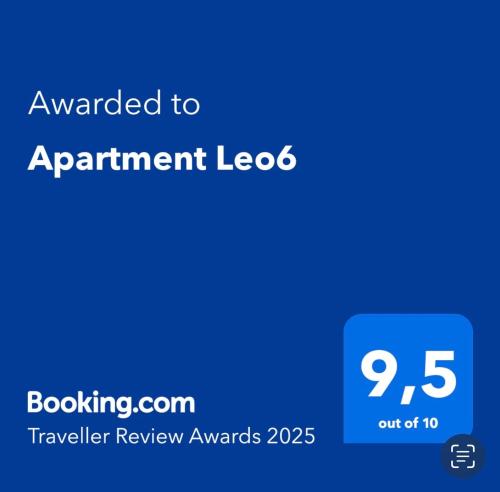 Certifikát, hodnocení, plakát nebo jiný dokument vystavený v ubytování Apartment Leo6
