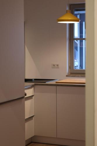 Küche/Küchenzeile in der Unterkunft Weinbar & Gästehaus Himmelstoss