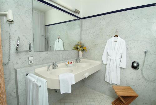 Koupelna v ubytování Hotel Leicht