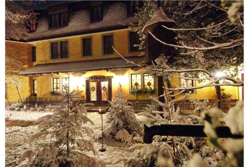 Hotel Leicht durante el invierno
