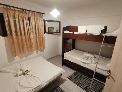 Posteľ alebo postele v izbe v ubytovaní Orange_Blue_Aparment №1