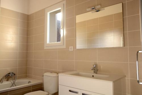 Et badeværelse på Les Lauriers Roses