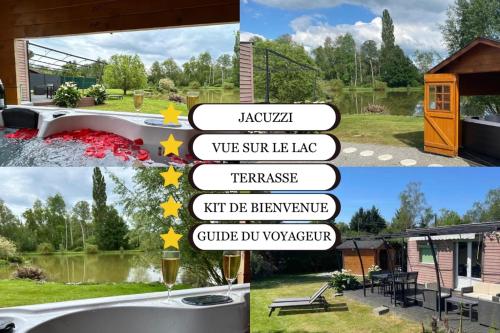 Cottage Le Rosie au bord du lac avec jacuzzi