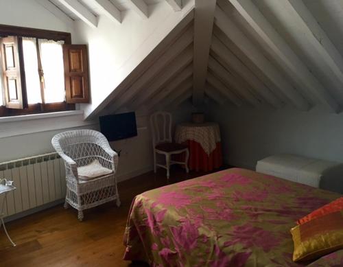 Posteľ alebo postele v izbe v ubytovaní Posada La Casona De Ucieda