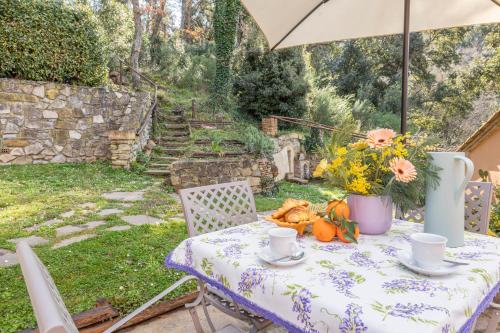 Jardín al aire libre en Podere Bagnoli