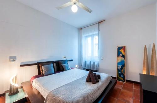 Postel nebo postele na pokoji v ubytování Salesiani rooms