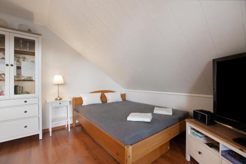 Postel nebo postele na pokoji v ubytování Ferienwohnung Helga Bauch