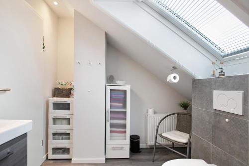 Koupelna v ubytování Ferienwohnung Helga Bauch