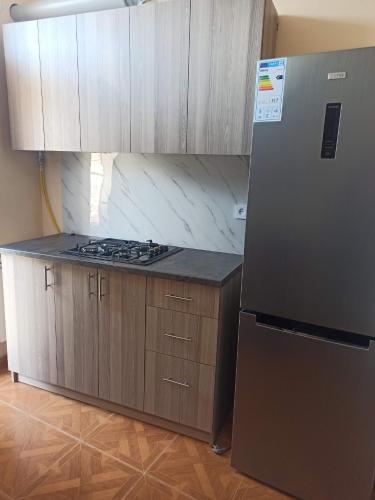 Kuchyň nebo kuchyňský kout v ubytování Rima's house Jervezh