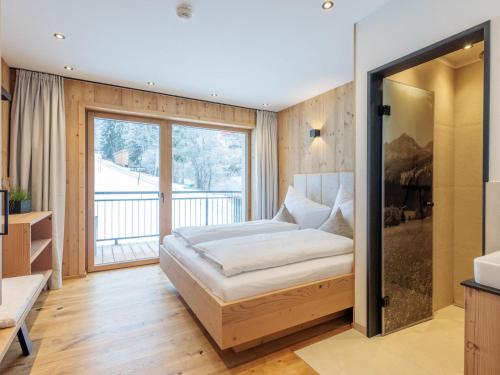Posteľ alebo postele v izbe v ubytovaní Apartment Mountain Suite Nr 203 by Interhome