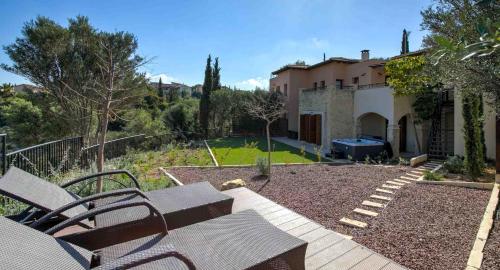 Beautiful, Modern villa IZ01 with Private Garden and Hot Tub on Aphrodite Hills