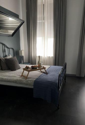 Postel nebo postele na pokoji v ubytování Apartamenty Młyńska15 self check-in 24h