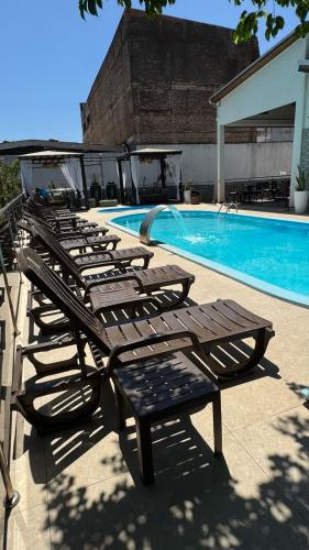 Πισίνα στο ή κοντά στο Hotel Portinari Ponte da Amizade