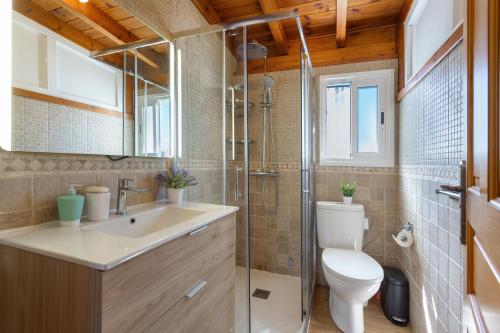 Bilik mandi di Studio Home in La Orotava