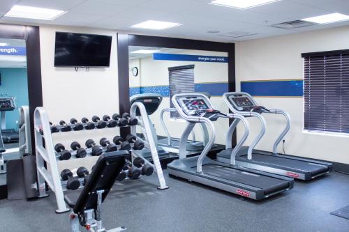 Fitness centrum a/nebo fitness zařízení v ubytování Hampton Inn & Suites Big Rapids, Mi