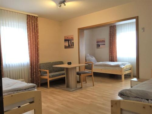 Postel nebo postele na pokoji v ubytování Monteurszimmer Renix