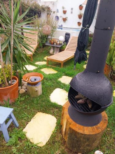 Κήπος έξω από το Beach House Babylon guest house with kitchenette and garden