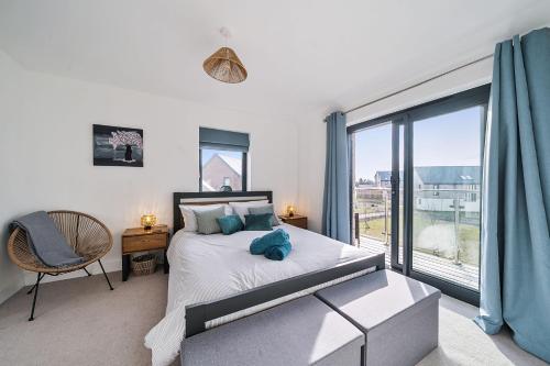 Postel nebo postele na pokoji v ubytování Stonehaven