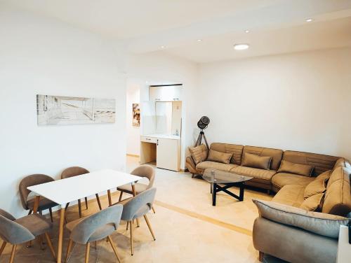 Χώρος καθιστικού στο Apartments Plaza