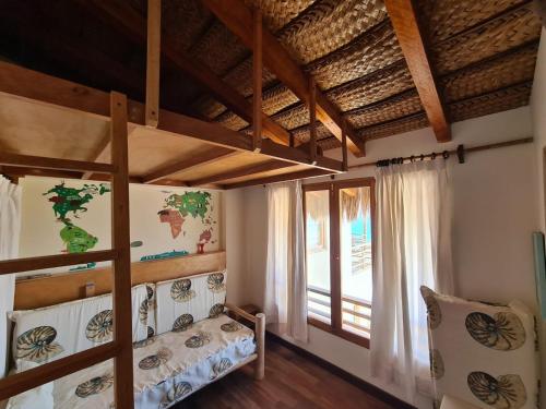 Postel nebo postele na pokoji v ubytování Casa Flamenco en la playa con piscina y playa, un paraíso!