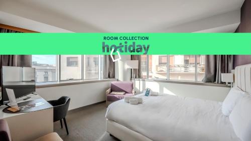Postel nebo postele na pokoji v ubytování HOTIDAY Room Collection - Trapani
