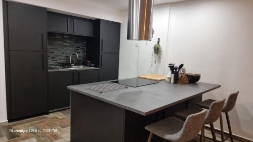 Køkken eller tekøkken på Deana beach