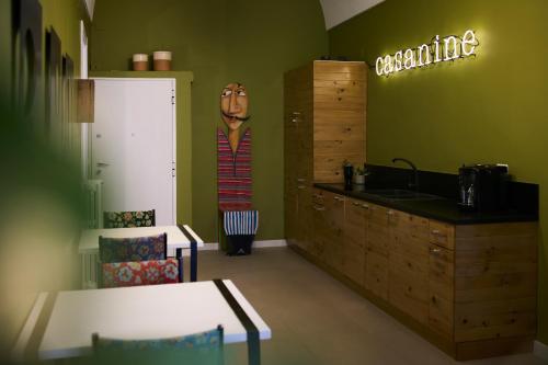 Kuchyň nebo kuchyňský kout v ubytování B&B Casa Ninè