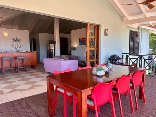Χώρος καθιστικού στο Blue Bay Beach Villas & Apartments