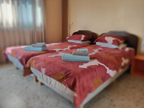 Postel nebo postele na pokoji v ubytování Elena Holiday Apartment