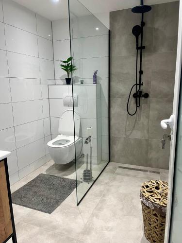 Bilik mandi di Apartman Stari Grad