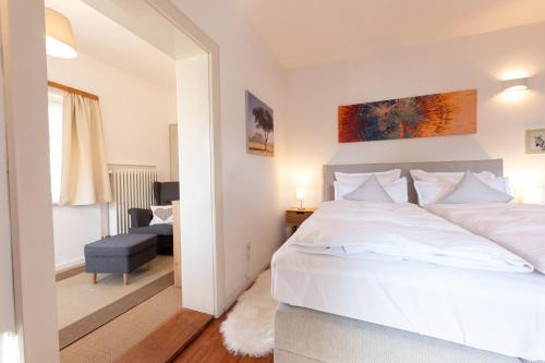 Ein Bett oder Betten in einem Zimmer der Unterkunft AlpenPuls
