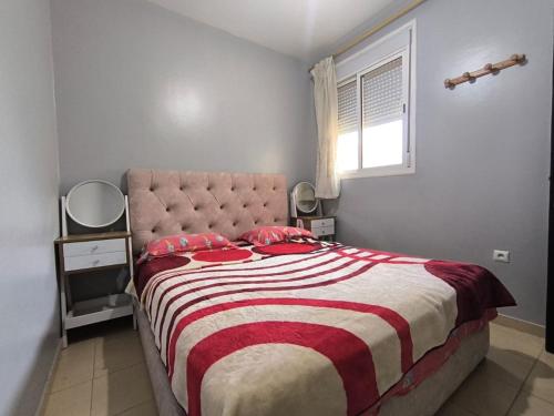 Cama o camas de una habitación en Les jardins d'Ifrane