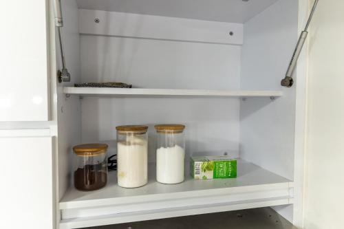 Apartamento via TERMALES Y LOS NEVADOSにあるキッチンまたは簡易キッチン