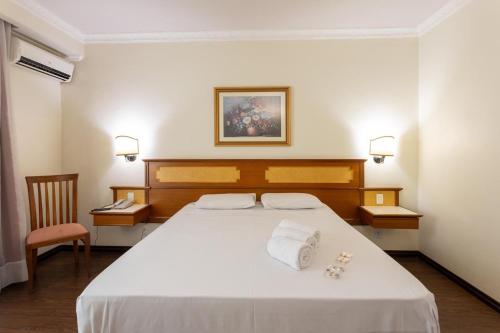 Postel nebo postele na pokoji v ubytování Hotel Euro Suite Campinas by Nacional Inn - Próximo ao Cambuí