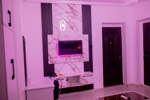 Koupelna v ubytování Skyrock Hotels Ikeja