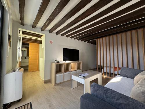 TV a/nebo společenská místnost v ubytování Casa Cuartel