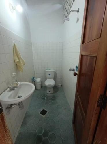 Et badeværelse på casa alma socorro