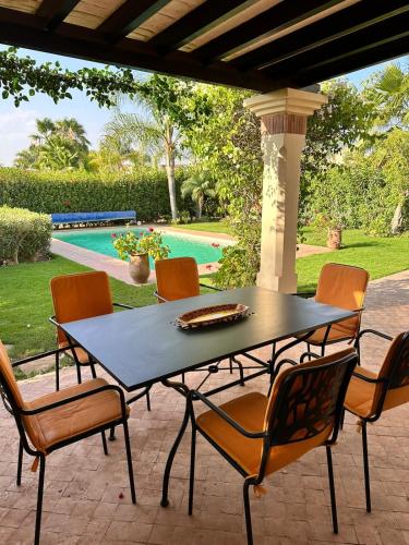 Jardín al aire libre en Villa Atlas piscine privée sans vis à vis AGADIR