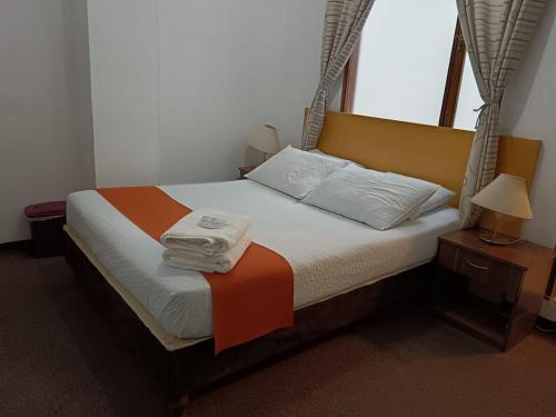 Postel nebo postele na pokoji v ubytování Hotel del Parque Confort LaCeja