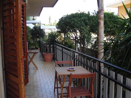 Un balcón o terraza de B&B CasAnsaldo
