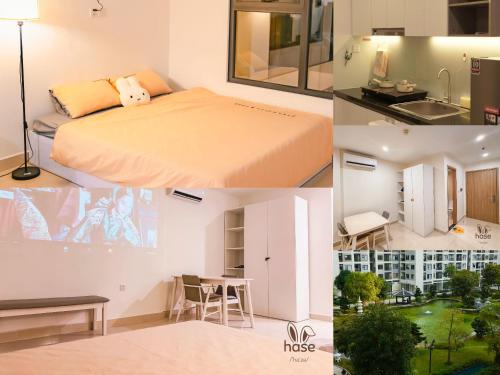 Ένα ή περισσότερα κρεβάτια σε δωμάτιο στο Hase Homestay